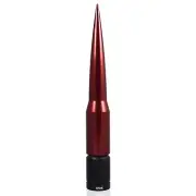 Red Bullet Style Stubby Short Billet Antenna AM FM 6" Fits 79-09 Ford Mustang (for: Ford)