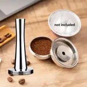 Reusable Coffee Capsule Vertuo 230ml Pod w/ Tamper For Nespresso Vertuoline Plus