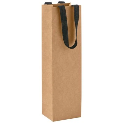 J. Burrows Premium Bottle Bags Kraft 6 pack