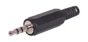 3.5mm Stereo Black Jack Plug