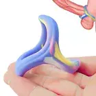 Reusable Penis Stretcher Sleeve Girth Delay Enhancer Penis Extender Ring For Men