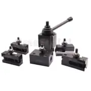 6Pcs 250-222 BXA Wedge Type Quick Change Tool Post Set for 10" - 15" Lathe Steel