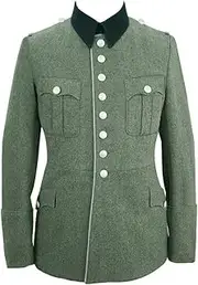 [militaryharbor] WW2 WWII German Heer M27 Officer Infantry Wool Piped Dress Tunic Jacket II