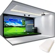Golf Simulator Impact Screen For Indoor And Outdoor Golf Training, With 32 Grommet Holes,Impact Resistant, Thickened, Durable, Cushioned, Muffling, Display Projector Screen For Golf Traini(Size:3m*4m)