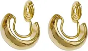[LIFKOME] Fashionable Women Ear Jewelry Clip Loop Earring Hook for Non Piercing Earrings