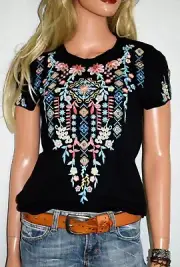 NWT SUNDANCE CATALOG Driftwood Dramatic Desert Tee Size Small