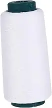 TOPPERFUN High-Strength Sewing Line 3000 Yards Bleached Polyester Thread White for Sewing Machine Craft Making
