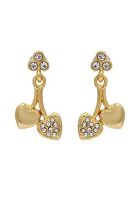 在飛比找ZALORA購物網優惠-Estele Gold Plated Cherry Hear