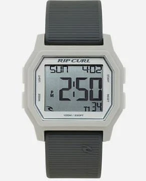 Rip Curl ATOM DIGITAL SILICONE WATCH Waterproof Surf Watch - A2701 Grey