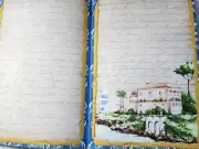 Junk Journal Booklet "ESCAPE TO CAPRI" HANDMADE Lg 6"x9" 40pgs + Ephemera