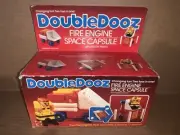 Vintage 1985 Mattel DoubleDooz Fire Engine Space Capsule Kids Toy New