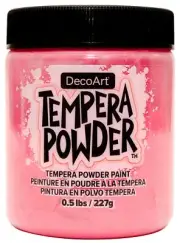 DecoArt Tempera Powder 0.5lb-Red