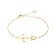 Paul Hewitt Anchor Spirit Gold Bracelet