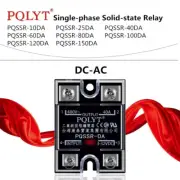 PQLYT PQSSR-DA DC-AC single-phase solid-state relay 25A 40A 60A 80A 100A 24V