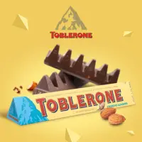 在飛比找momo購物網優惠-【TOBLERONE】瑞士三角牛奶巧克力-脆杏仁口味(100