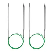 2pcs 39.37" Circular Knitting Needles US 9/5.5mm Needles 5.91"