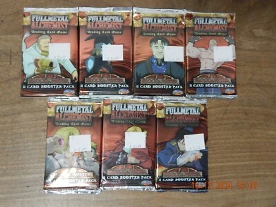 7 Packs FULLMETAL ALCHEMIST BLOOD WATER Edition 11 card factory sealed Boosters