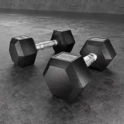 Everfit 20kg Dumbbells Set Dumbbells Weights Lifting Bench Gym Workout 2x10kg