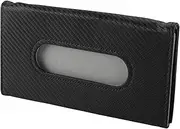 X AUTOHAUX Car Tissue Holder Car Tissue Box Organizer Carbon Fiber Pattern Small Grid PU 9.06"x5.12"x0.79" Black 1 Pc