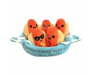 6pc What Do You Meme Emotional Support Hot Dogs Stuffed Squishy Plush Toys