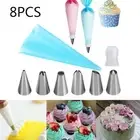 Cupcake Fondant Baking Mold Icing Piping Nozzles Ice Cream Tool Pastry Bag