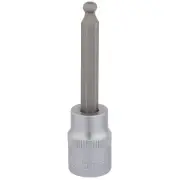 Draper Ball End Hex Socket Bit 3/8"D 5mm Length 70mm Knurled Ring 16288