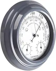 Barometer Thermometer Hygrometer Outdoor Thermometer Large Numbers Moisture Meter for Walls Barometers for The Home Outside Thermometer Large Easy to Read - for Home,Fishing,Boat,Garden, 7.95in/279
