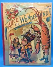Vintage ALICE IN WONDERLAND COLORING BOOK • Metropolitan Museum NYC Reproduction