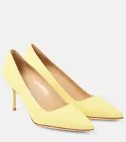[Manolo Blahnik] Manolo Blahnik BB 70 suede pumps AU 7 yellow