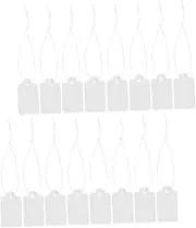 HAPINARY 1 Set Writable Blank Price Tags for Jewelry Display with Hanging String for Tags and Party Favor Labels