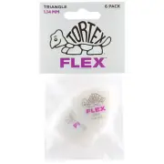 Dunlop 456P1.14 Tortex Flex Triangle Guitar Picks, 1.14mm, 6-Pack