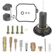 Motorcycle Carburetor Repair Kit Motorcycle Carburetor Piston Float Gasket Kit For Yamaha Virago 250 XV250 black gold
