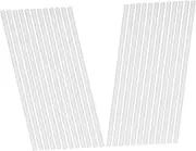 HEATSHAKING 50pcs Disposable Cotton Candy Sticks Robust Paper Sticks for DIY Candies Cake Pops and Lollipops for Parties Events and Flavor Preservation Bulk