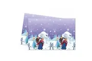 Frozen Plastic Snowflake Tablecloth (Purple/White/Blue) (One Size)