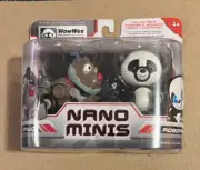 WowWee Robotics Nano Minis Wrex the Dawg & RoboPanda 2008 Poseable Figures (New)
