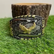 Men/ Women Western Cowboy Rooster Gallo Silver Buckle Hebilla Espuela Plateado