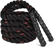 Tivddikun Jump Rope, Weighted Jump Ropes for Men women, 2.8lb 5lb Heavy Skipping Rope for Exercise