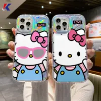 在飛比找蝦皮購物優惠-酷炫 Hello Kitty 手機殼兼容 IPhone 14