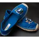 國際知名設計師品牌Vera Wang王薇薇寶藍色寶石編織麻底包鞋 6 1/2號