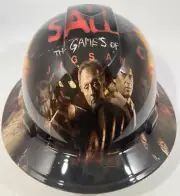 New Full Brim Hard Hat Custom Hydro Dipped THE GAMES OF JIGSAW SAW