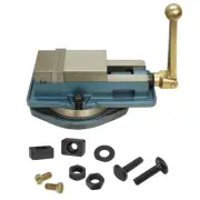 3'' Accu Lock Precision Vise w/ Swivel Base Milling Drilling Machine Bench Clamp