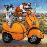 Scooter Joyride (200 Piece Wooden Jigsaw Puzzle)