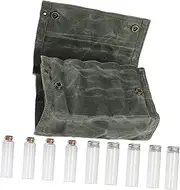 NAMOARLY Outdoor Spice Container Set Reusable Spice Bottle Kit Bag for Camping BBQ and Picnic
