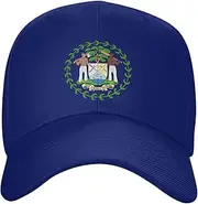 Belize Hat for Men Women Coat of Arms of Belize Baseball Cap Adjustable Trucker Dad Hats
