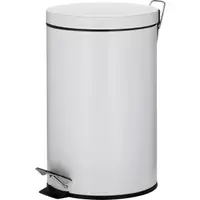 在飛比找momo購物網優惠-【KELA】Malta腳踏式垃圾桶 白12L(回收桶 廚餘桶