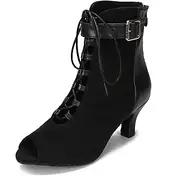 [EAKLVB] Ballroom Dance Shoes Women, Latin Salsa Bachata Practice Performance Dancer Shoes