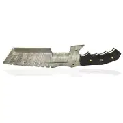 13" Damascus Tanto Tracker Fixed Blade Knife w/Black Buffalo Horns Handle LI-141