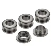 7mm(2/7 Inch) Brass Hole Eyelets, 4 Pcs Arc Surface Grommets, Black