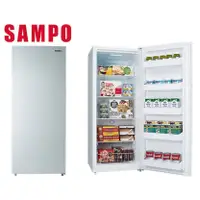 在飛比找PChome商店街優惠-SAMPO 聲寶 455L直立式冷凍櫃 SRF-455F【寬