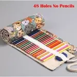 CUTE COLORFUL 1PC LARGE ROLL COLORED PENCIL CASE KAWAII DRAW